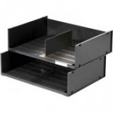 Irattálca, műanyag, fekvő, A3, DURABLE "Optimo", szén