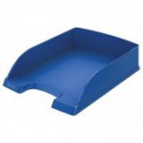 Irattálca, műanyag, LEITZ "Plus", kék