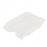 Irattálca, műanyag, törhetetlen, DONAU "Solid", fehér       