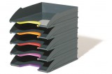 Irattálca szett, műanyag, 5 részes, DURABLE VARICOLOR&reg; 5 (DB770557)