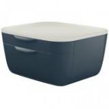 Irattároló, műanyag, 2 fiókos, LEITZ "Cosy", bársonyszürke