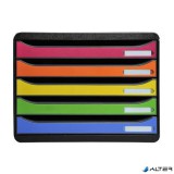 Irattároló, műanyag, 5 fiókos, EXACOMPTA "Big-Box Plus Horizon Iderama"