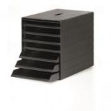 Irattároló, műanyag, 7 fiókos, DURABLE "Idealbox Plus", antracit