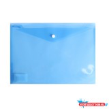 Irattartó tasak A4, PP patentos Bluering(R) transzparens kék