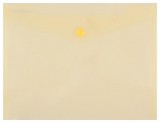 Irattartó tasak, A5, PP, patentos, DONAU, sárga (D8547S)