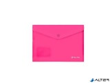 Irattartó tasak, A5, PP, patentos, PANTA PLAST, neon pink
