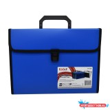 Irattartó táska, harmonikatáska, 13 rekeszes füles csatos Eagle 9112A kék