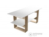 Irim Bogota dohányzóasztal, 138x60x61 cm, sonoma/fehér