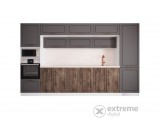 Irim Box Konyhabútor, 360x55x223 cm, Munkalap 240 cm, MDF, forgácslap, Betonszürke/Rusztikus
