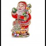 Iris 3D Mikulás mintás karton dekoráció 25x45cm (020-08)