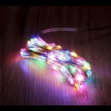 IRIS 8 programos 10m/távirányítós/több színű/100db LED-es/USB-s fénydekoráció (273-32) (273-32)