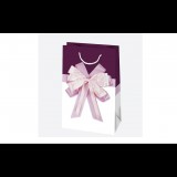 Iris Ajándék Masnis Papírtáska (10 x 16 x 6cm) - Különböző mintás (T1_OG_17)