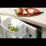 Iris Bio 2,2 literes ajtóra akasztható műanyag szemetes - Fehér (G-550)