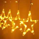 IRIS Csillag alakú fix fényű/2,5m/meleg fehér/12db LED-es USB-s fénydekoráció
