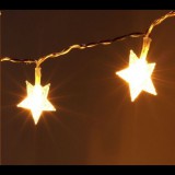 IRIS Csillag alakú fix fényű/6m/meleg fehér/40db LED-es/3xAA elemes fénydekoráció (152-03) (152-03)