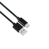 Iris CX-137 1 m, USB 2.0, USB A apa - USB C apa Fekete fonott kábel