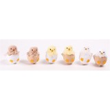 IRIS Dekor Akasztós Csibe Tojásban 6-7cm (68847)