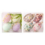 IRIS Dekor Tojás 4db Csipkés - Véletlenszerű szín (68830)