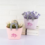 Iris E5534 Dekoráció művirággal táskában 11,5x14cm - Többféle (E5534)