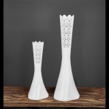 Iris E5575 60cm Dekor Váza - Fehér (E5575)