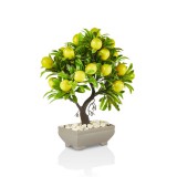 Iris E5638 Citromfa dekoráció művirággal cserépben 18x24cm (E5638)