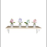 Iris E5679 Orchidea dekoráció művirággal cserépben 6x17cm - Többféle (E5679)