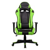 IRIS GCH201BE gaming szék fekete-zöld (GCH201BE) - Gamer Szék