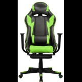 IRIS GCH204BE_FT gaming szék fekete-zöld (GCH204BE_FT) - Gamer Szék
