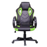 IRIS GCH205BE Gamer szék (fekete/zöld) (GCH205BE)