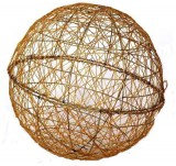 Iris Gömb Dekoráció 30cm - Arany