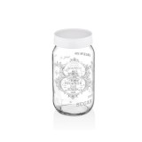Iris HN-1411 Retro Üveg fűszertartó 1000ml - Fehér (HN-1411)