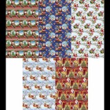 Iris Karácsonyi tekercses csomagolópapír (200 x 70cm) - Különböző mintás (P2_GW_9)