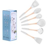 Iris KT-006-W fehér 8db-os konyhai eszköz készlet (KT-006-W)