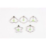 IRIS KT-229-S konyhai tojássütő forma 5 darabos szett (KT-229-S)