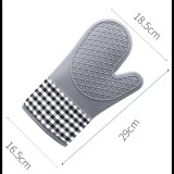 IRIS KT-495 Szilikon Sütőkesztyű 29cm - Szürke (KT-495)