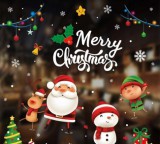 Iris Mikulás és Manó Karácsonyi Ablakdísz