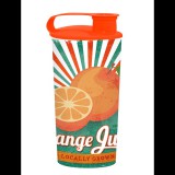 Iris Orange Juice 470ml Műanyag pohár tetővel - Mintás (161924-028)