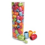 IRIS PRASENT AMERICA élénk színekben díszkötöző szalag 20mx5mm, tojás alakú, polipropilén, vegyes színekben