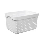 Iris Seoul Műanyag Tárolókosár 17,6L - Fehér (60250812)