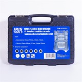 IRIS TOOLS GW-012-032 12 darabos csuklós racsnis kombinált csavarkulcs készlet (GW-012-032)