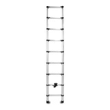 IRIS TOOLS HL-100 2,6 m teleszkópos acél létra, összecsukható, 125 kg teherbírás (HL-100 2,6 M)