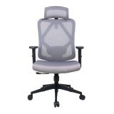 IRISOffice Eclipse szürke ergonómikus, szövet-hálós irodai forgószék fej és háttámasszal (ECLIPSE SZÜRKE)
