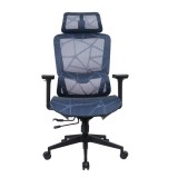 IRISOffice Helix kék ergonómikus, szövet-hálós irodai forgószék fej és háttámasszal (HELIX KÉK)