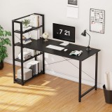 Íróasztal 140x60x120cm fekete