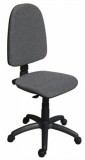 Irodai forgószék, szövetborítás, fekete lábkereszt, "Golf", szürke