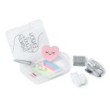 Irodaszer készlet 6 az 1-ben, rózsaszín (LEGAMI STATIONARY, N0. 10)
