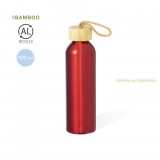 Irvinson metál kulacs, bambusz tetővel, 600 ml