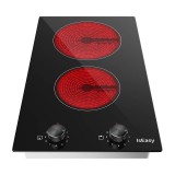 IsEasy LT2V-30 Beépíthető 2 zónás Kerámia Főzőlap 3500 Watt - Fekete (LT2V-30)