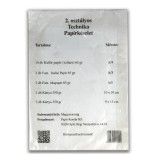 Iskola 2.osztályos Technika papírkészlet 18db-os