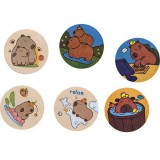 Iskola Capybara mini öntapadós jegyzettömb 45x45mm 50db-s többféle 1db